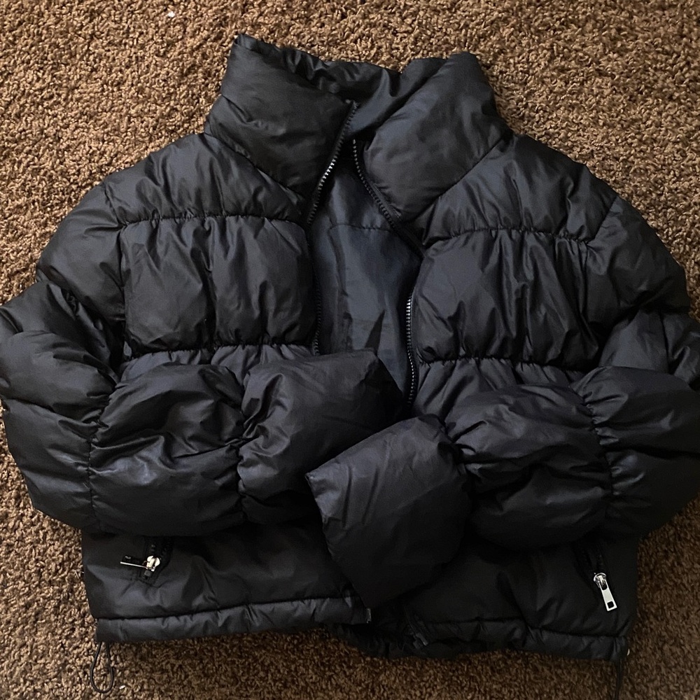 Women's Black Puffer Jacket